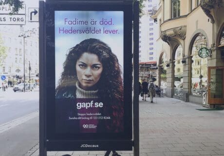 JCDecaux Supports the Fight Against Honor Violence with GAPF