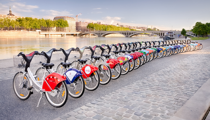 Bikes in Paris from JCDecaux